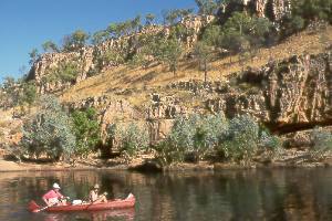 Canoeing in Katherine Gorge
